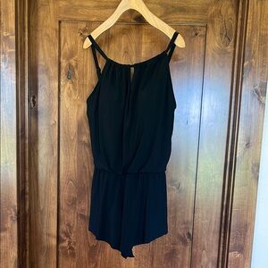 Aqua Green Swimwear romper size medium in black